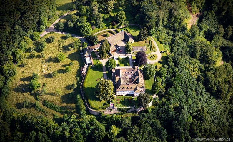 Schloss Bürgeln Luftbild