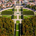 Schloss Schwetzingen  Luftbild 