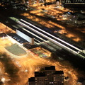 Braunschweig Hauptbahnhof   Nacht Luftbild