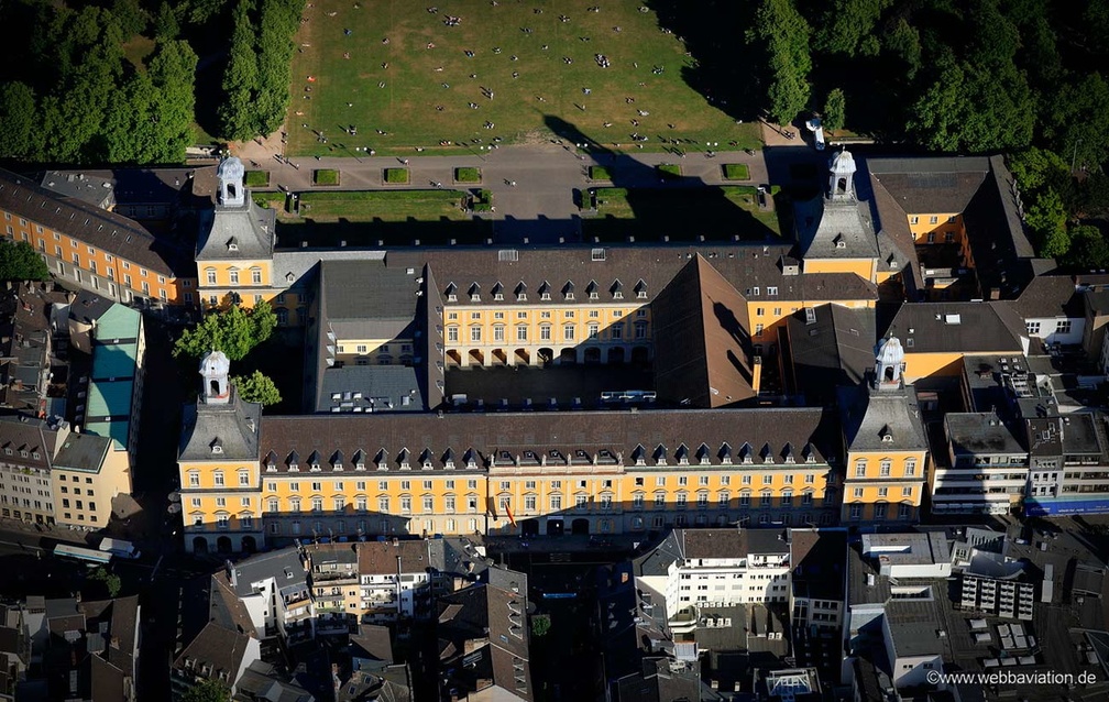 Rheinische Friedrich-Wilhelms-Universität Bonn Deutschland  Luftbild