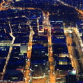 kassernenstraße und  Breite Str  Düsseldorf  bei Nacht  Luftbild 