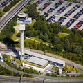 Air Traffic Control Tower Düsseldorf  Airport Luftbild