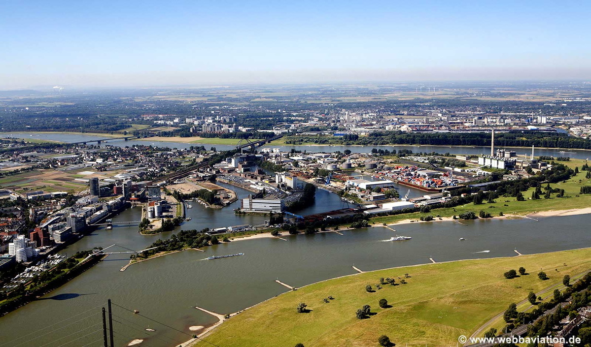 Düsseldorf-Hafen  Luftbild