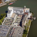 Plange Mühle Düsseldorf  Luftbild