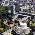 Victoria-Haus /  Victoria-Turm / Victoria-Tower  Hochhaus  Düsseldorf  Luftbild