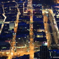 kassernenstraße und  Breite Str  Düsseldorf  bei Nacht  Luftbild 