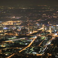 Essen bei Nacht Panorama Luftbild   