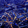 Wuppertal Luftbild bei Nacht