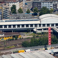 Schwebebahnstation Oberbarmen Bahnhof  Luftbild
