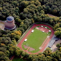 Jahnkampfbahn  Leichtathletik Sportzplatz und  Planetarium Hamburg Luftbild
