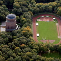 Jahnkampfbahn  Leichtathletik Sportzplatz und  Planetarium Hamburg Luftbild