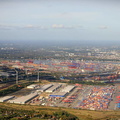 Hamburg - Container Terminal Altenwerder  Luftbild