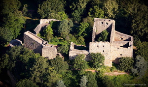 Burg BadenBadenweiler Luftbild