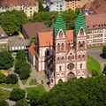 Herz-Jesu-Kirche Freiburg im Breisgau  Luftbild