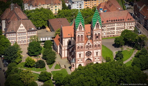 Herz-Jesu-Kirche Freiburg im Breisgau  Luftbild