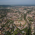 Freiburger Stadtteil Wiehre Luftbild