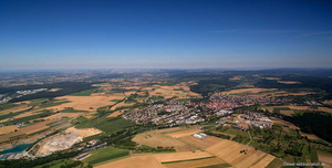 panoramisch Luftbild von Knittlingen Baden-Württemberg