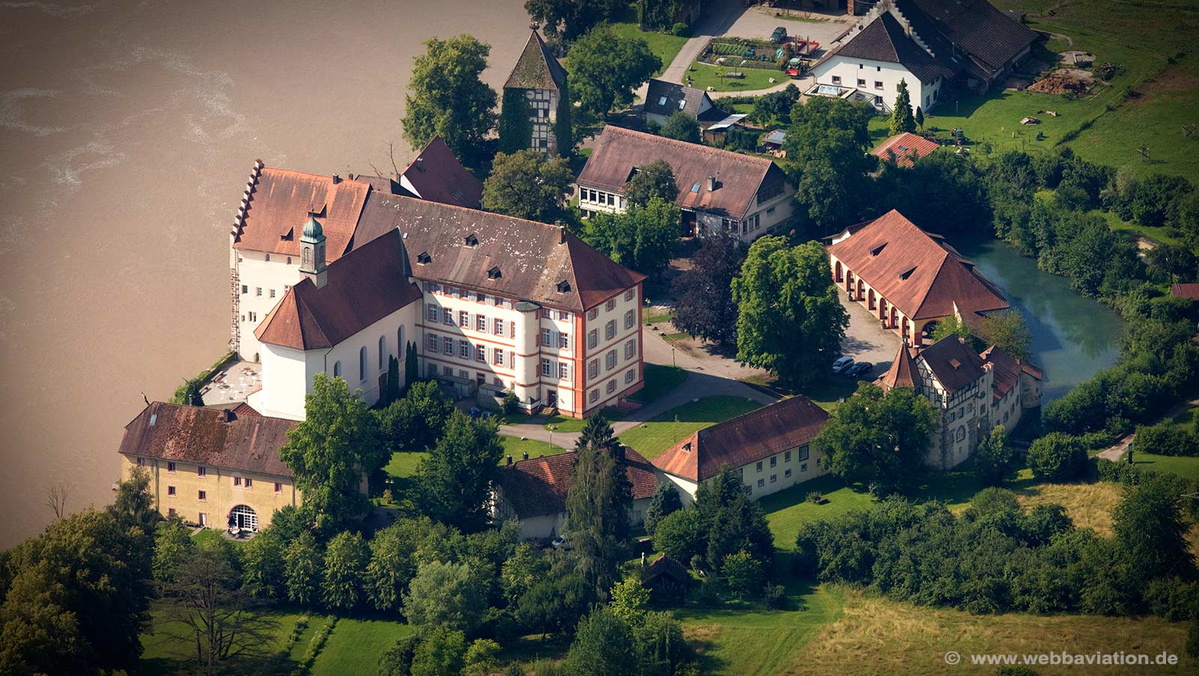 Schloss Beuggen Luftbild