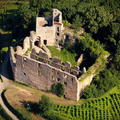 Burg Staufen Staufen im Breisgau , Landkreis Breisgau-Hochschwarzwald Luftbild