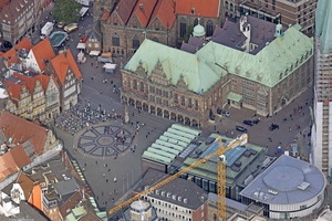 Bremer Marktplatz Luftbild