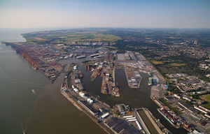 Kaiserhafen Bremerhaven Luftbild