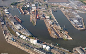 Lloyd Werft Bremerhaven Luftbild