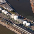 UTG Öl Tanklager Bremerhaven Luftbild