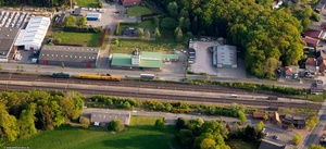 Ocholt Bahnhof, Luftbild