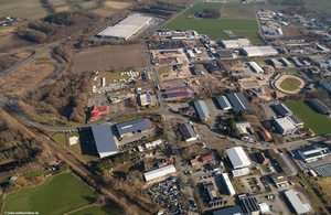 Industriegebiet Emstekerfeld Cloppenburg  Luftbild