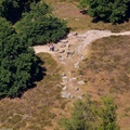 Glaner Braut 2 neolithisches Megalithanlagen Luftbild