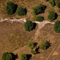 Glaner Braut  neolithisches Megalithanlagen  Luftbild