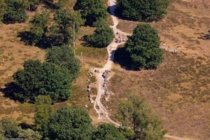 Glaner Braut  neolithisches Megalithanlagen Luftbild
