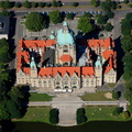 Neues Rathaus  Hannover Luftbild 