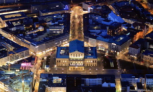 Staatsoper Hannover Nacht Luftbild 