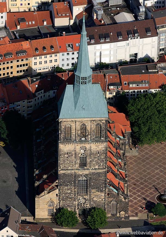 St. Andreaskirche   Hildesheim Luftbild
