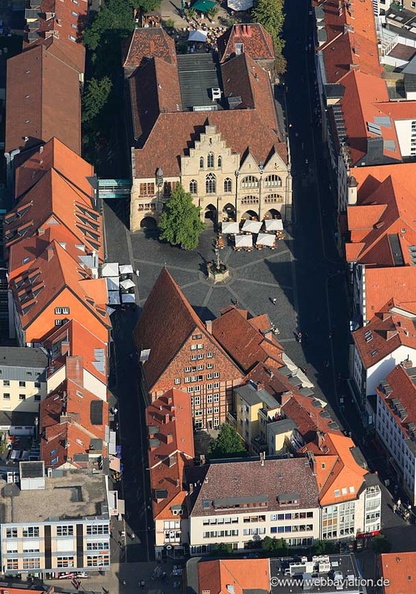 Rathaus Hildesheim Luftbild