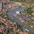 Altstadt Hafen Leer Luftbild