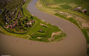Festung Leerort Leer (Ostfriesland) Luftbild