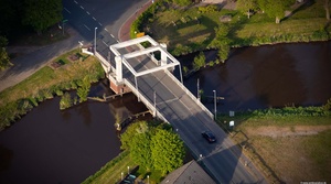 Jümmebrücke Stickhausen Ostfriesland Luftbild
