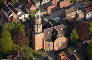 Lutherkirche Leer Luftbild