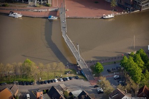 Nessebrücke Leer Luftbild