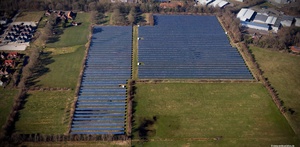 Solarpark Tweelbäke Oldenburg Luftbild