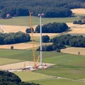 bau eine neue DEPO Windkraftanlage Bissendorf Luftbild