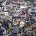 abbruch der C & A Gebäude am Möserstraße  Osnabrück  Luftbild
