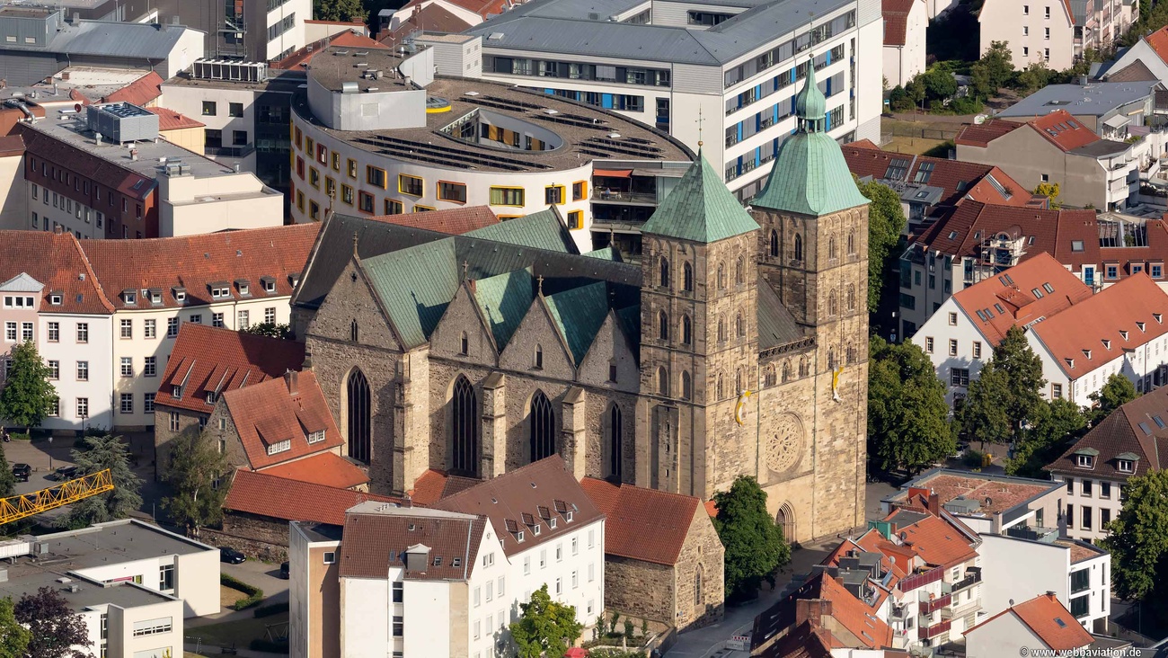  St. Johann KircheOsnabrück, Luftbild