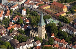 St. Katharinen Kirche Osnabrück Luftbild