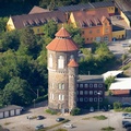 Wasserturm am Hauptbahnhof Osnabrück Luftbild