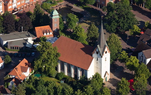 St. Willehadi Osterholz-Scharmbeck Luftbild