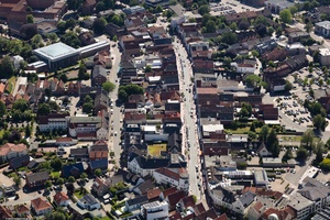 Große Str und Burgstraße Vechta Luftbild