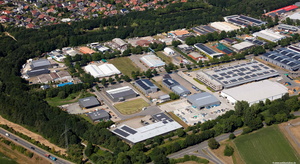Alter Flugpl, Industriegebiet West Vechta  Luftbild